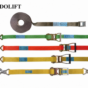 Cargo Lashing Ratchet Tie Down Straps for Truck, Trailer and Industrial Load Securing