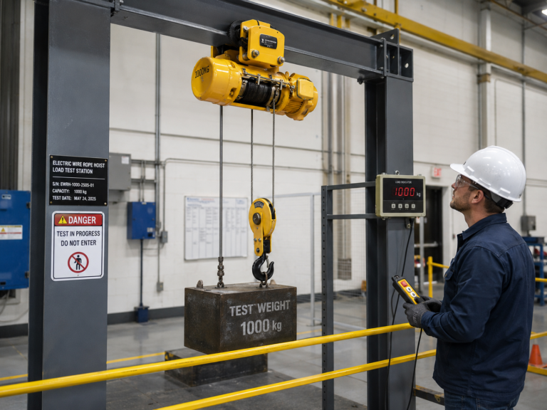 How to Test Electric Hoist Lifting Speed
