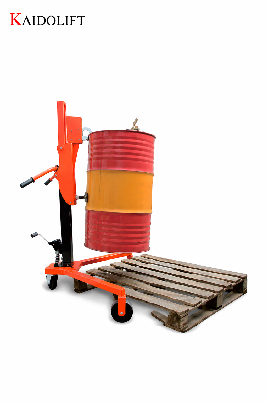 Pedal Hydraulic Drum Carrier Foot Pump Drum Caddy - Image 5
