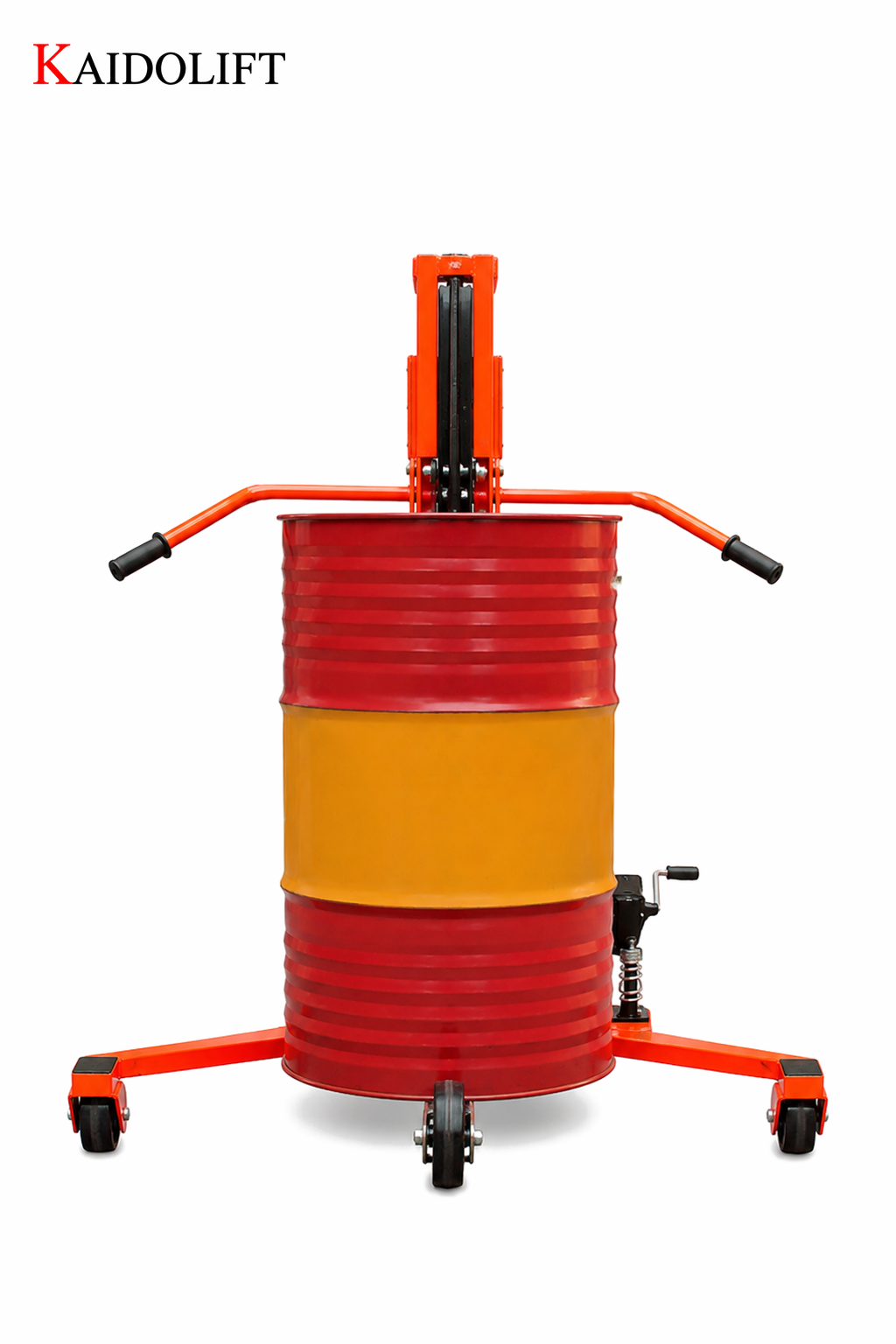 Pedal Hydraulic Drum Carrier Foot Pump Drum Caddy - Image 6