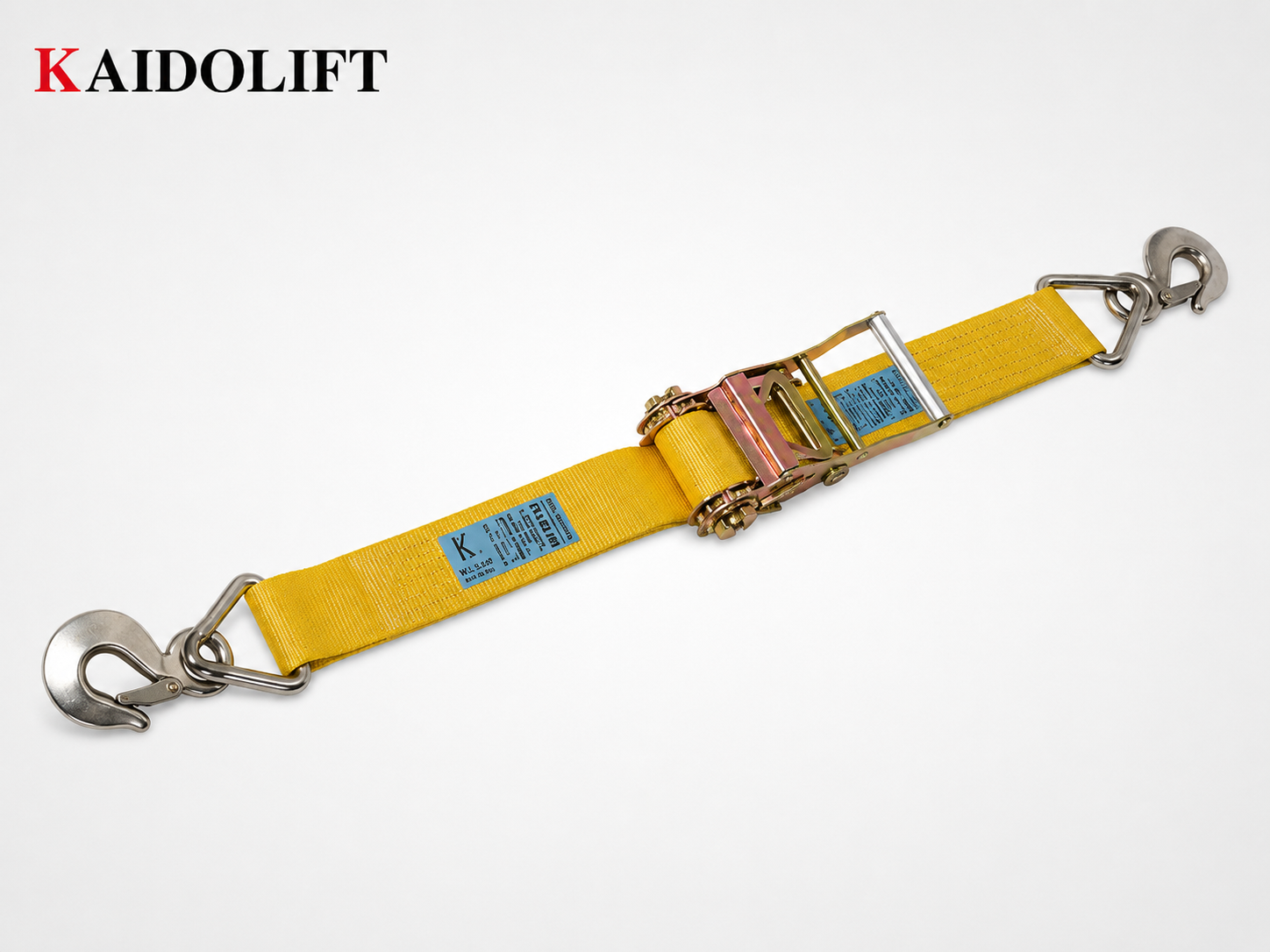 Cargo Lashing Ratchet Tie Down Straps for Truck, Trailer and Industrial Load Securing - Image 2