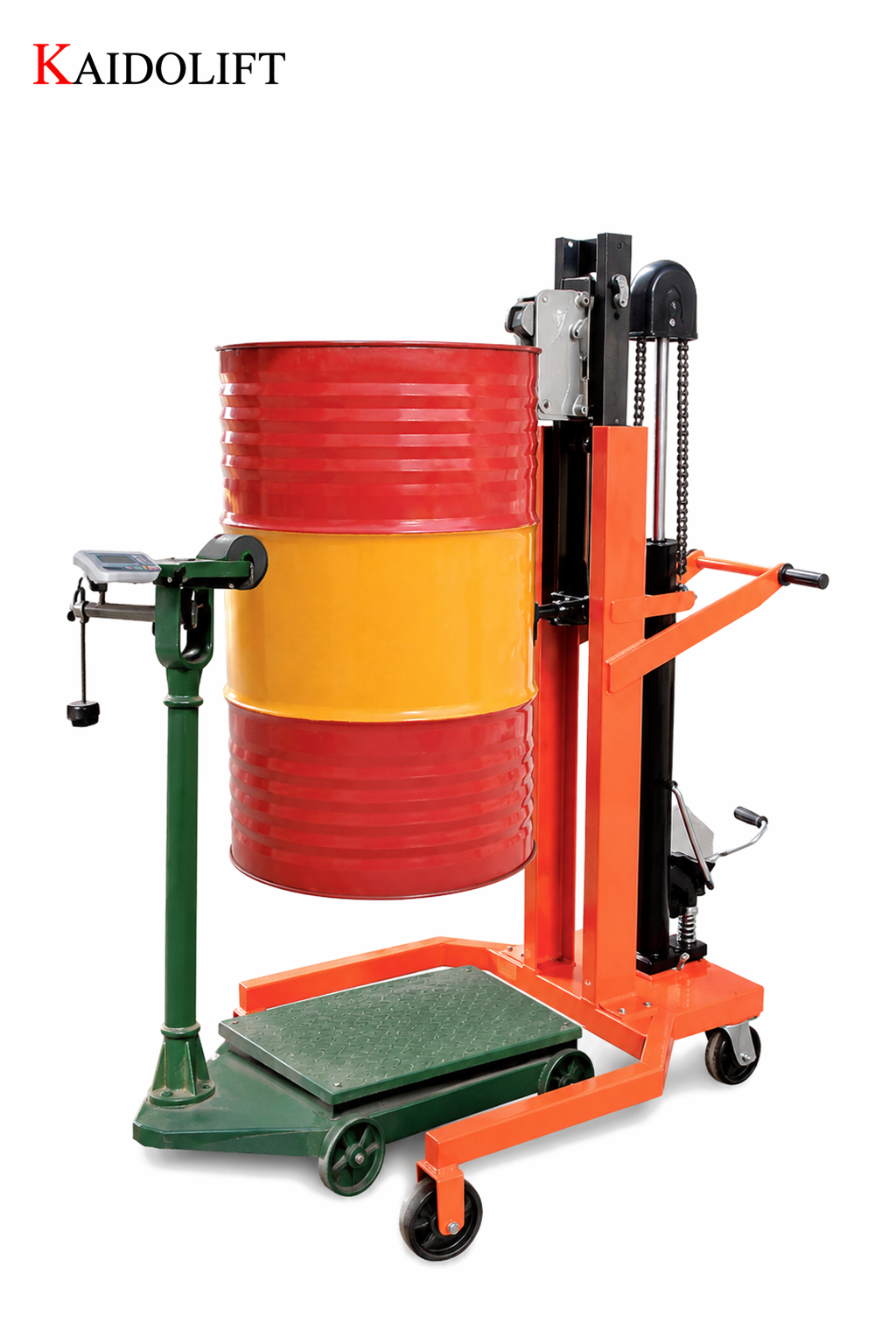 Hydraulic Heavy Duty Drum Carrier with Scale - Image 4